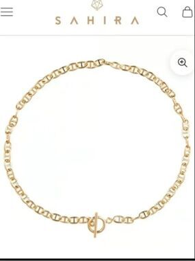Sahira Roxanne Chain Necklace Gold - NWT